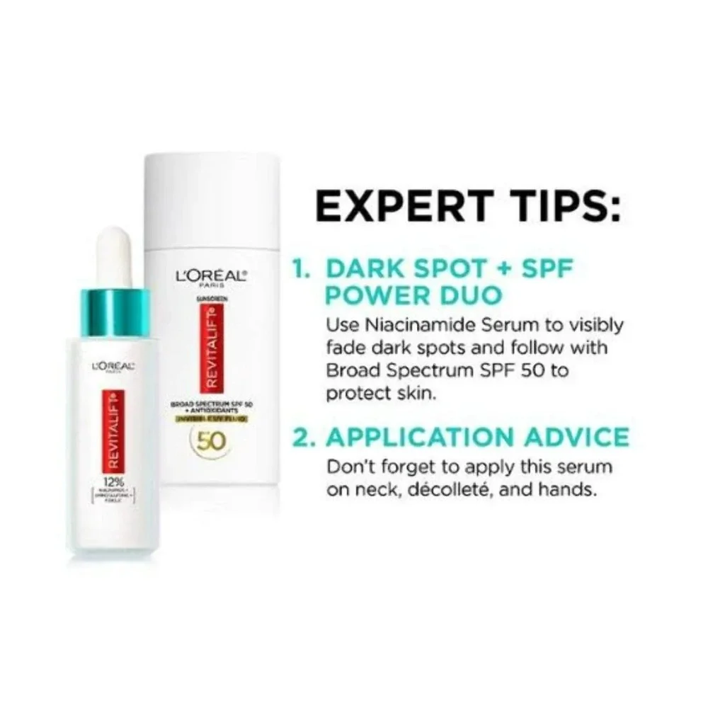 L'Oreal‎ Revitalift Derm Intensives 12% Niacinamide Dark Spot Serum 1 fl oz
